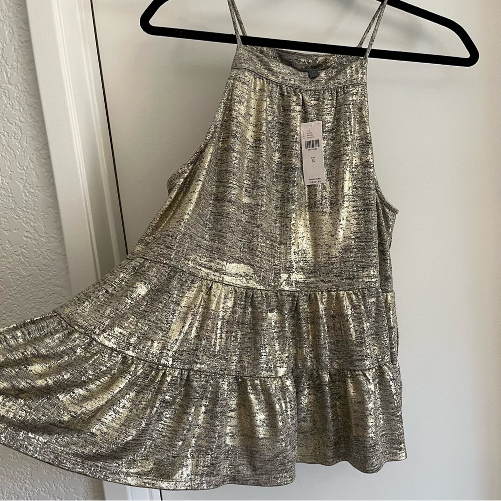 (Anthropologie) NWT - Sunday in Brooklyn Gold Top